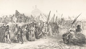 The Grand Review of the Juste-Milieu Passing La Caricature, 30. října 1832 Gran..., říjen 1832