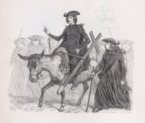 Misionáři z The Complete Works of Béranger, 1836. od Auguste Raffet