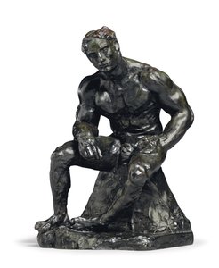 americký atlet; Athlete Americain, 1901; C. 1927-1935 od Auguste Rodin
