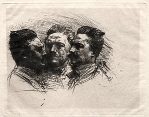 Henry Becque. od Auguste Rodin