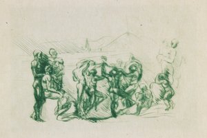 La Ronde, kolem 1883-84 od Auguste Rodin