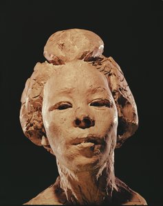 Madame Hanako, 1908 (hlína) od Auguste Rodin