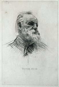 Portrét spisovatele Victora Huga od Auguste Rodin