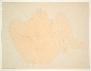 Ležící ženský akt od Auguste Rodin