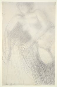 Ležící ženský akt od Auguste Rodin
