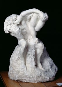 Sochař a jeho múza, 1895 od Auguste Rodin