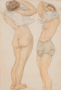 Dvě figury, n.d. od Auguste Rodin