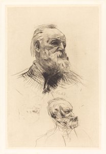 Victor Hugo, tři čtvrtiny od Auguste Rodin