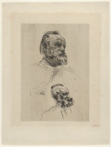 Victor Hugo tříčtvrteční pohled, 1885. od Auguste Rodin