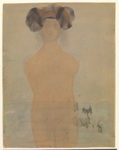 Žena stojící ve vodě od Auguste Rodin