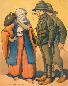 1. týden / Blízký východ / Karikatura / La Baionnette od Auguste Roubille