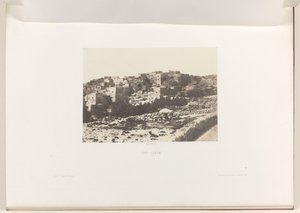 Pohled na Betlém Beit Lehem (název na objektu) od Auguste Salzmann