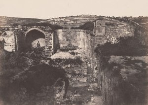 Jérusalem: Marie Magdalény (Jeruzalém: kostel sv. Marie Magdalény),1854 (foto) od Auguste Salzmann