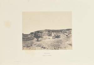 Jeruzalém. Jeremiášova jeskyně od Auguste Salzmann