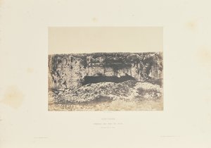 Jeruzalém. Hrobka judských králů. Interiér nádvoří od Auguste Salzmann