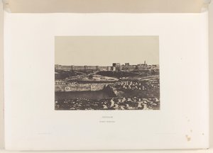 Mamilla Basin mimo jeruzalémské staré městské zdi Jeruzalém. Birket-Mamillah (titul na objektu)
