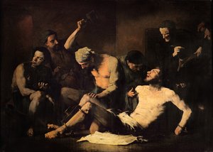 Mučení Alonsa Cana (1601-67) kolem roku 1867