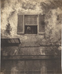 Auguste Vacquerie u okna, Marine Terrace, asi 1853 (foto) od Auguste Vacquerie