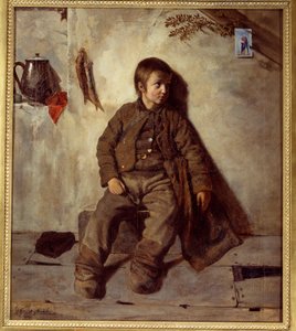 Obraz Savoyard Komín od Auguste de Chatillona (1813-1881)