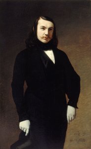 Portrét básníka Théophila Gautiera 1811-1872, 1839.