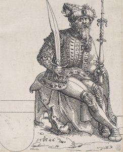 Maxmilián I., z Herberstain, Rerum Muscoviticarum Commentarii, 1546. od Augustin Hirschvogel