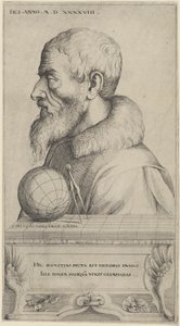 Autoportrét, 1548 od Augustin Hirschvogel