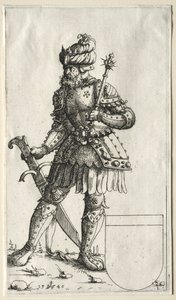Zikmund II., král polský od Augustin Hirschvogel