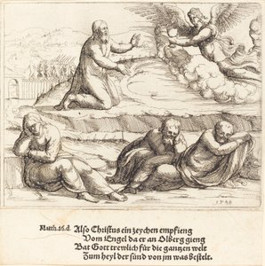 Agónie v zahradě, 1548. od Augustin Hirschvogel
