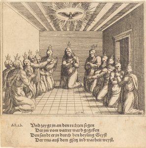 Sestoupení Ducha svatého, 1548. od Augustin Hirschvogel