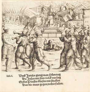 Pád Jericha, 1540. od Augustin Hirschvogel