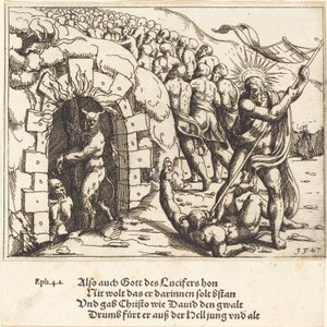 Harrowing of Hell od Augustin Hirschvogel