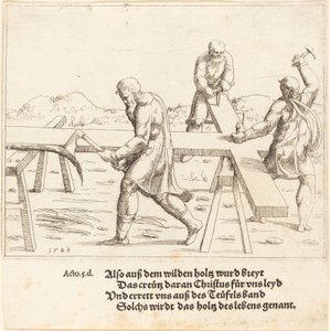 Příprava na kříž, 1548. od Augustin Hirschvogel