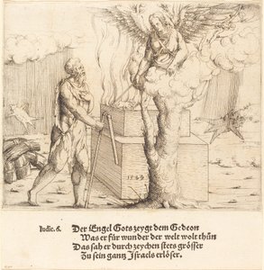 The Sacrifice of Gideon, 1549. od Augustin Hirschvogel
