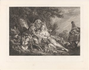 Vertumnus a Pomona v parkové krajině