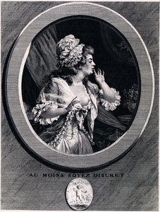 Buďte alespoň diskrétní!, 1789 od Augustin de Saint Aubin