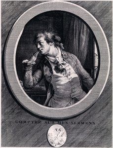 Počítejte s mými přísahami!, 1789 od Augustin de Saint Aubin