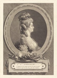 Louise Emilie Baronka z *** od Augustin de Saint Aubin