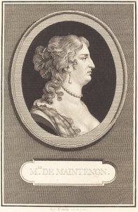 Madame de Maintenon od Augustin de Saint Aubin