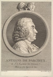 Portrét Antoine de Parcieux, 1771. od Augustin de Saint Aubin