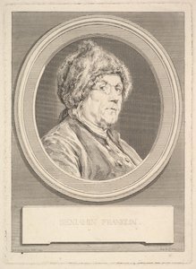 Portrét Benjamina Franklina, 1777. od Augustin de Saint Aubin