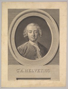 Portrét Clauda Adriena Helvetia 1715-1771, 1772. od Augustin de Saint Aubin