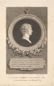 Portrét De Larive, 1785. od Augustin de Saint Aubin