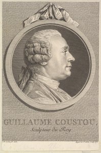 Portrét Guillaume Coustou, 1770. od Augustin de Saint Aubin