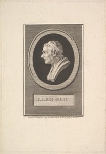 Portrét J. J. Rousseaua, 1801. od Augustin de Saint Aubin