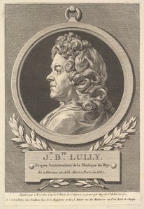 Portrét Jean-Baptiste Lully, 1770. od Augustin de Saint Aubin