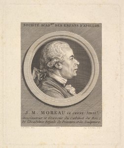 Portrét Jean-Michel Moreau, 1787.