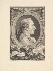 Portrét Jean Monnet, 1765. od Augustin de Saint Aubin
