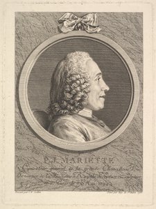 Portrét Pierre-Jean Mariette, 1765. od Augustin de Saint Aubin