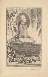 Portrét Pierra Laurenta de Belloy, ca. 1765. od Augustin de Saint Aubin