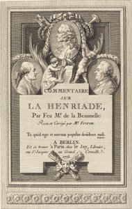 Komentář k Henriade od Augustin de Saint Aubin after Clément Pierre Marillier